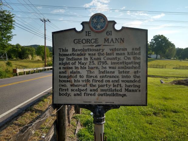 GEORGE MANN REVOLUTIONARY VETERAN MEMORIAL MARKER