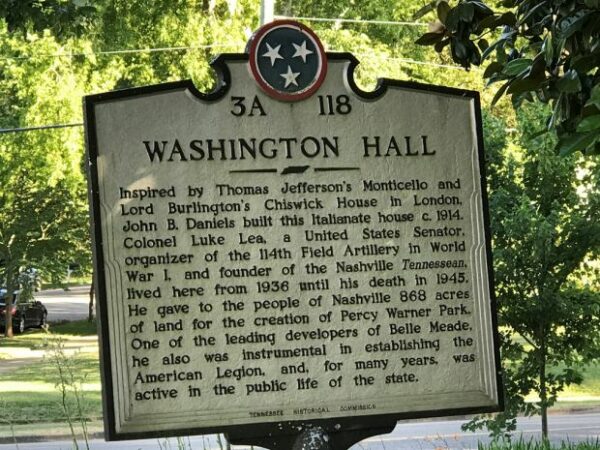 WASHINGTON HALL WAR MEMORIAL MARKER