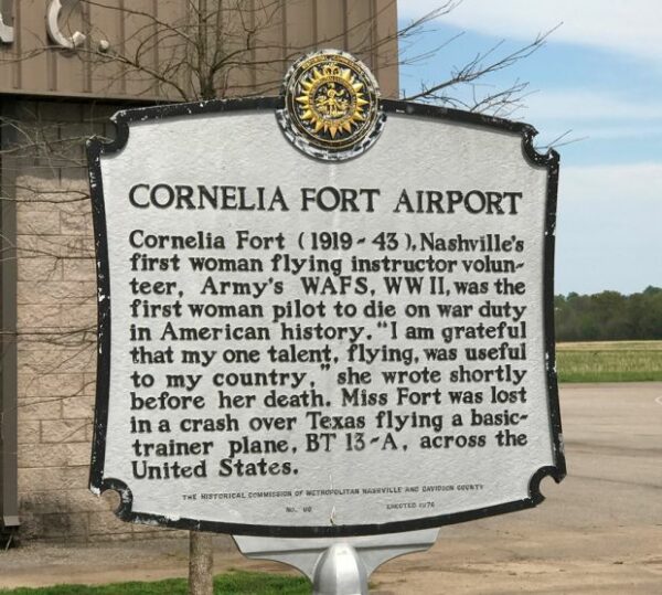 CORNELIA FORT AIRPORT MEMORIAL MARKER