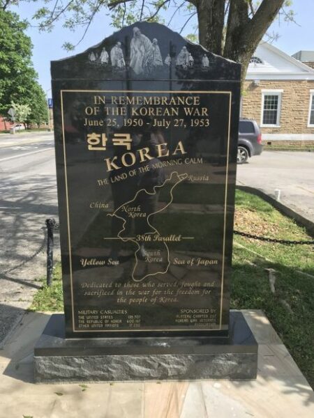 IN REMEMBRANCE OF THE KOREAN WAR MEMORIAL