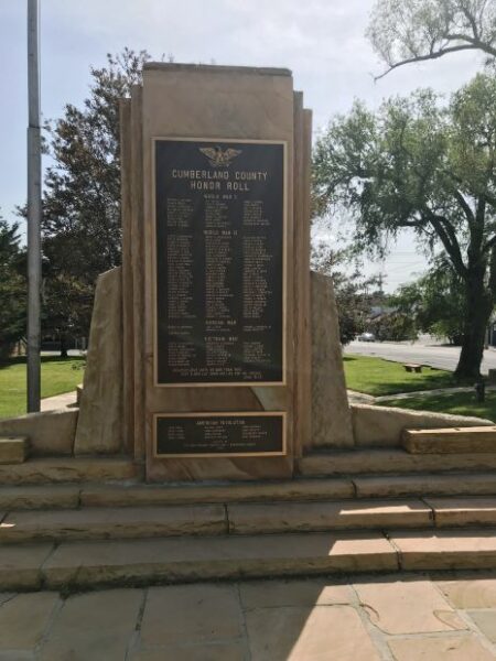 CUMBERLAND COUNTY HONOR ROLL MEMORIAL