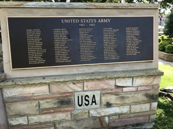 CUMBERLAND COUNTY CIVIL WAR UNION VETERANS MEMORIAL