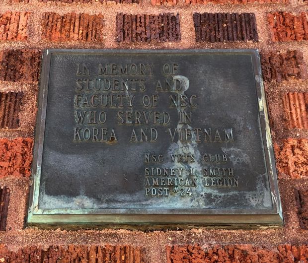 NORTHERN STATE UNIVERSITY KOREA AND VIETNAM WAR MEMORIAL PLAQUE