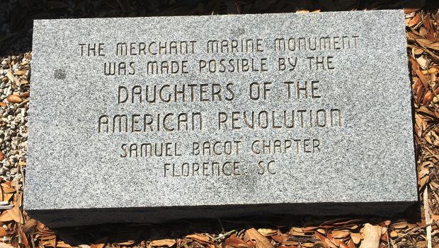 FLORENCE UNITED STATES MERCHANT MARINE MEMORIAL DEDICATION STONE