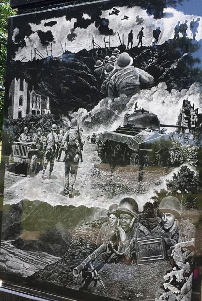 FLORENCE UNITED STATES ARMY MEMORIAL STONE C