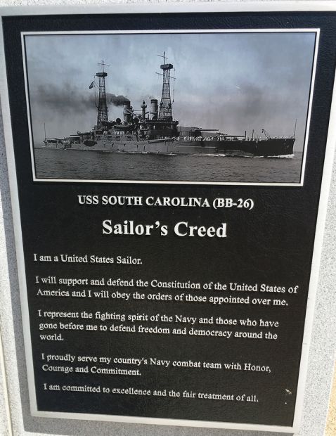 FLORENCE UNITED STATES NAVY MEMORIAL PLAQUE B