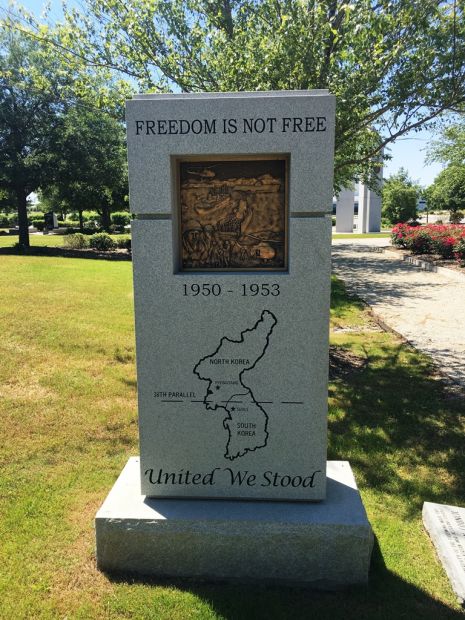 FLORENCE KOREAN WAR VETERANS MEMORIAL BACK