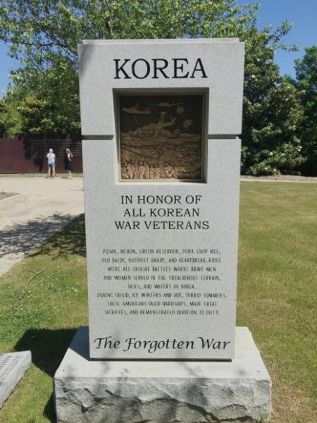FLORENCE KOREAN WAR VETERANS MEMORIAL FRONT