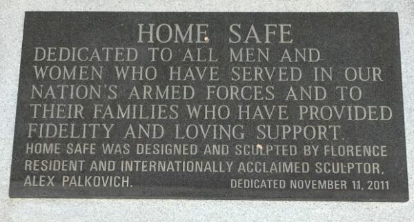 HOME SAFE MEMORIAL PLAQUE