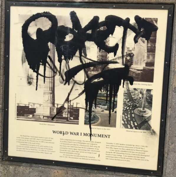 PROVIDENCE WORLD WAR I MONUMENT PLAQUE