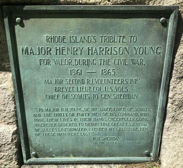 MAJOR HENRY HARRISON YOUNG WAR MEMORIAL PLAQUE