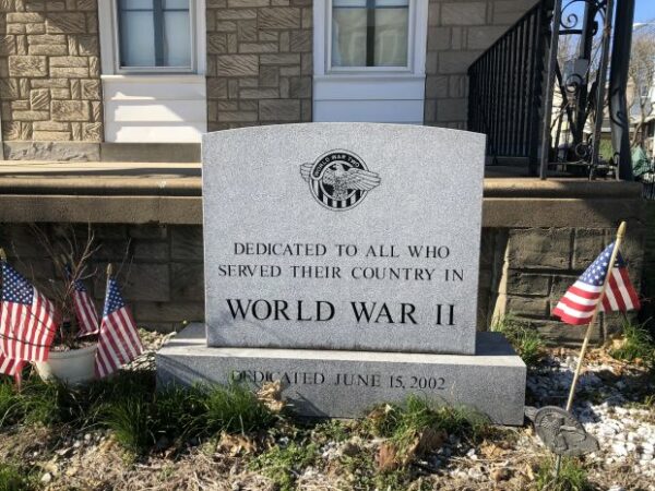 V.F.W. POST 333 WORLD WAR II MEMORIAL