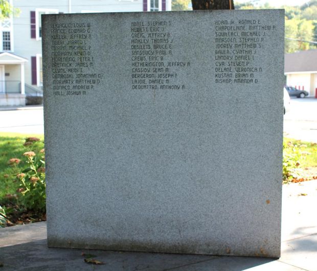 UXBRIDGE TIME OF CONFLICT MEMORIAL STONE B