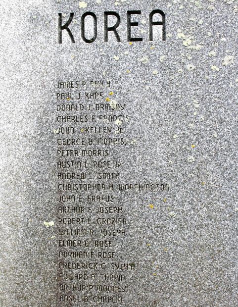 TRURO VETERANS MEMORIAL STONE D