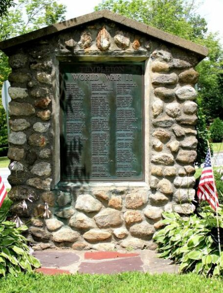 TEMPLETON, MA WORLD WAR II MEMORIAL