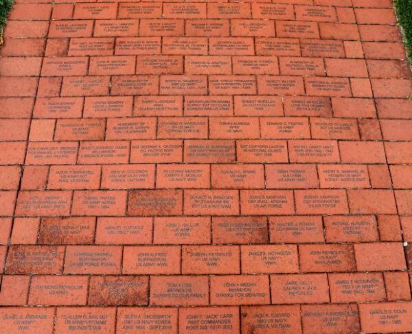 SWANSEA WAR MEMORIAL BRICKS SECTION K