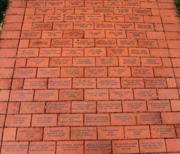 SWANSEA WAR MEMORIAL BRICKS SECTION J