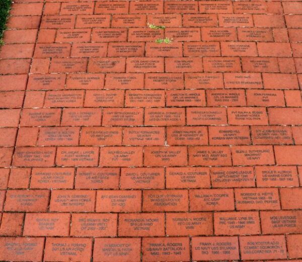 SWANSEA WAR MEMORIAL BRICKS SECTION G