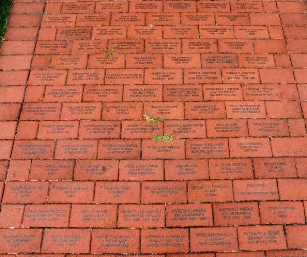 SWANSEA WAR MEMORIAL BRICKS SECTION F