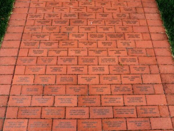SWANSEA WAR MEMORIAL BRICKS SECTION D