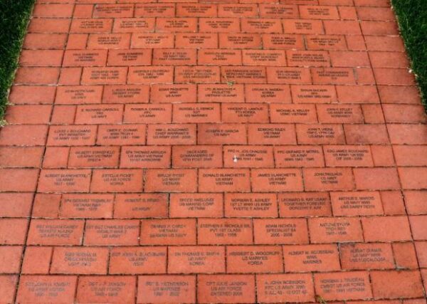 SWANSEA WAR MEMORIAL BRICKS SECTION C