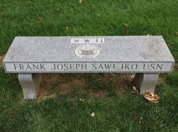 FRANK JOSEPH SAWEJKO USN MEMORIAL BENCH
