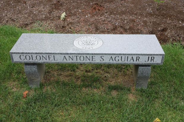 COLONEL ANTONE S. AGUIAR, JR. MEMORIAL BENCH