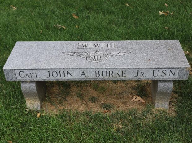 CAPT. JOHN A. BURJE JR. USN MEMORIAL BENCH