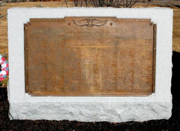 TOWN OF SUTTON WORLD WAR II MEMORIAL