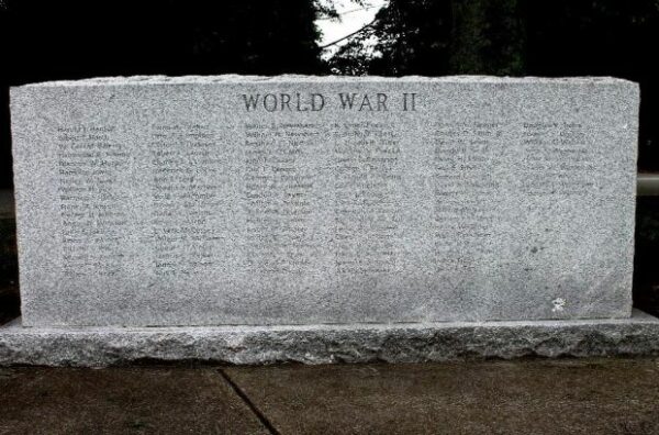 STOW WORLD WAR II MEMORIAL SECTION B