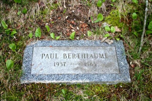 PAUL BERTHIAUME WAR MEMORIAL PAVER