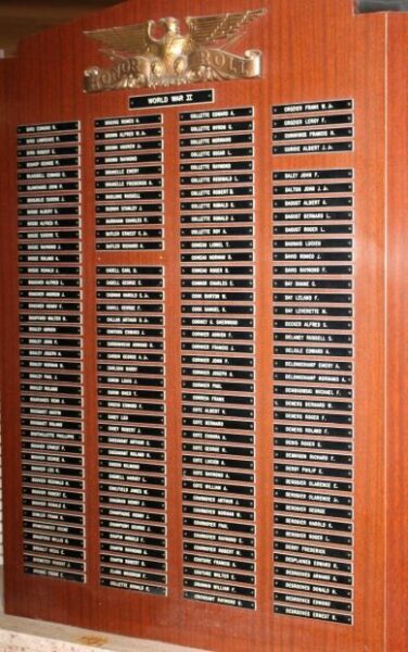 SPENCER WORLD WAR II MEMORIAL SECTION B