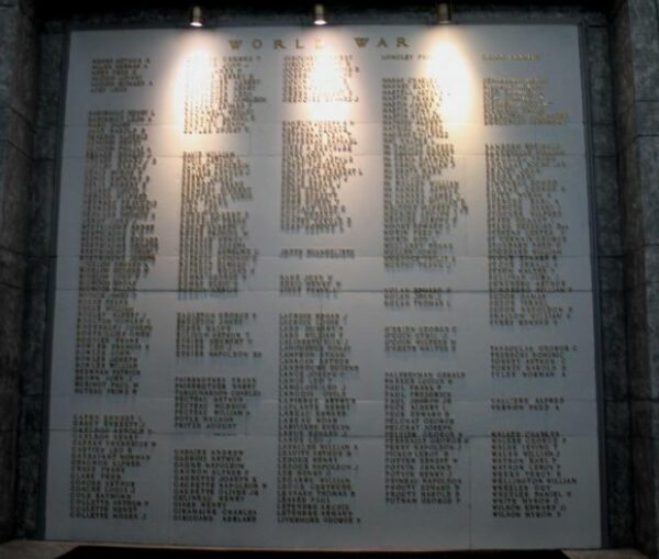 SPENCER WORLD WAR MEMORIAL