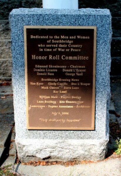 SOUTHBRIDGE HONOR ROLL COMMITTEE MEMORIAL