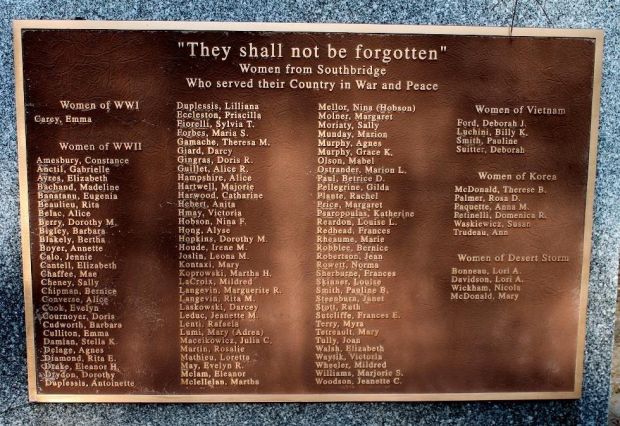 “THEY SHALL NOT BE FORGOTTEN” MEMORIAL PLAQUE