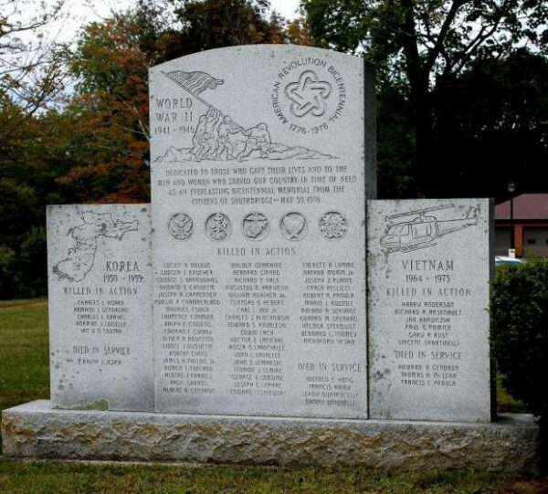 SOUTHBRIDGE WAR VETERANS MEMORIAL