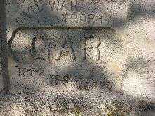 STORY CITY MUNICIPAL CEMETERY CIVIL WAR MEMORIAL CANNON PLAQUE