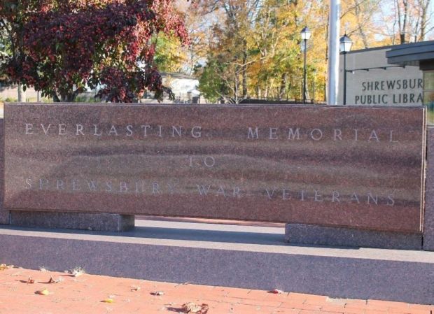EVERLASTING MEMORIAL TO SHREWSBURY WAR VETERANS
