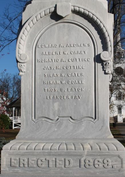 SHREWSBURY CIVIL WAR MEMORIAL STONE A