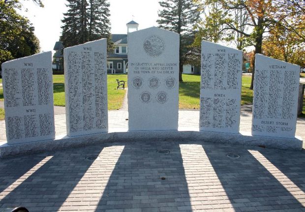 TOWN OF SALISBURY WAR VETERANS MEMORIAL ALL STONES