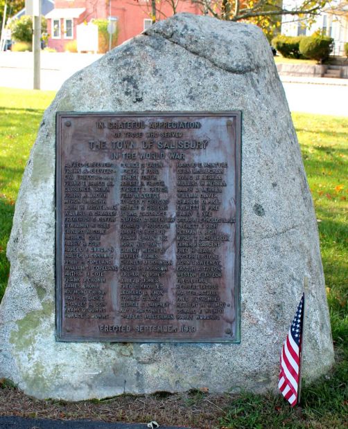 TOWN OF SALISBURY WORLD WAR MEMORIAL