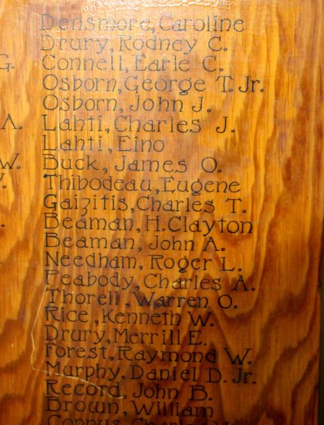 PRINCETON’S ROLL OF HONOR WORLD WAR II MEMORIAL SECTION D