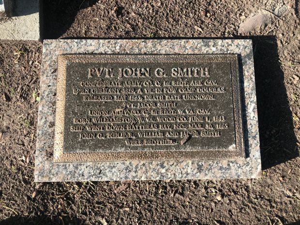PVT. JOHN G. SMITH WAR MEMORIAL PLAQUE