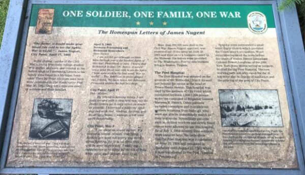 ONE SOLDIER, ONE FAMILY, ONE WAR MEMORIAL PANEL