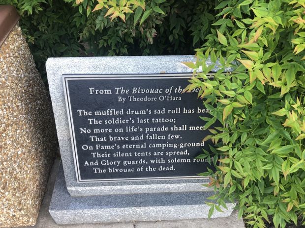 THE BIVOUAC OF THE DEAD WAR MEMORIAL