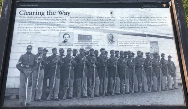 CLEARING THE WAY WAR MEMORIAL PANEL