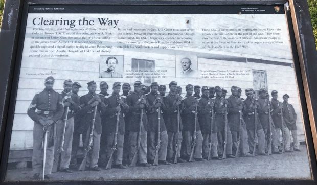 CLEARING THE WAY WAR MEMORIAL PANEL