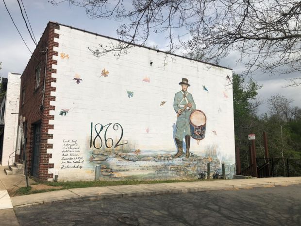 1862 CIVIL WAR MEMORIAL MURAL