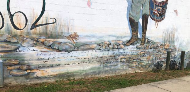 1862 CIVIL WAR MEMORIAL MURAL NARRATIVE