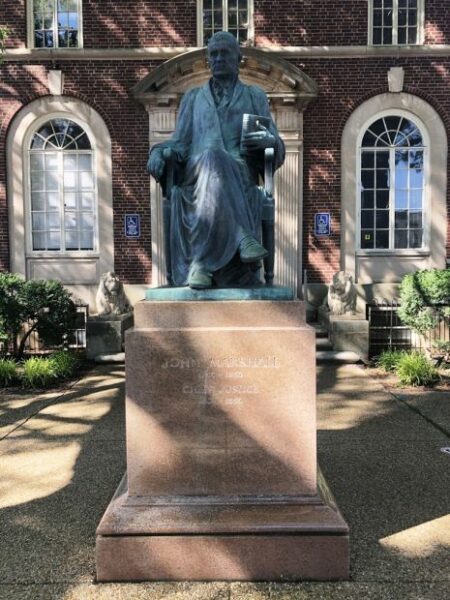 JOHN MARSHALL REVOLUTIONARY WAR MEMORIAL STATUE